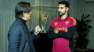 Vincenzo Montella, �talyan ekibi Roma'y� ziyaret etti