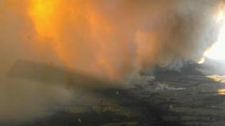 Avustralya'daki yang�nlarda tar�m arazileri zarar g�rd�