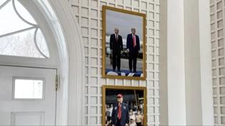 Beyaz Saray'da 'Putin' detay�: Salonda sergileniyor