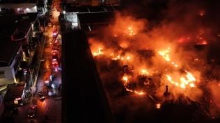 Bursa'da kimyasal fabrikasında yangın