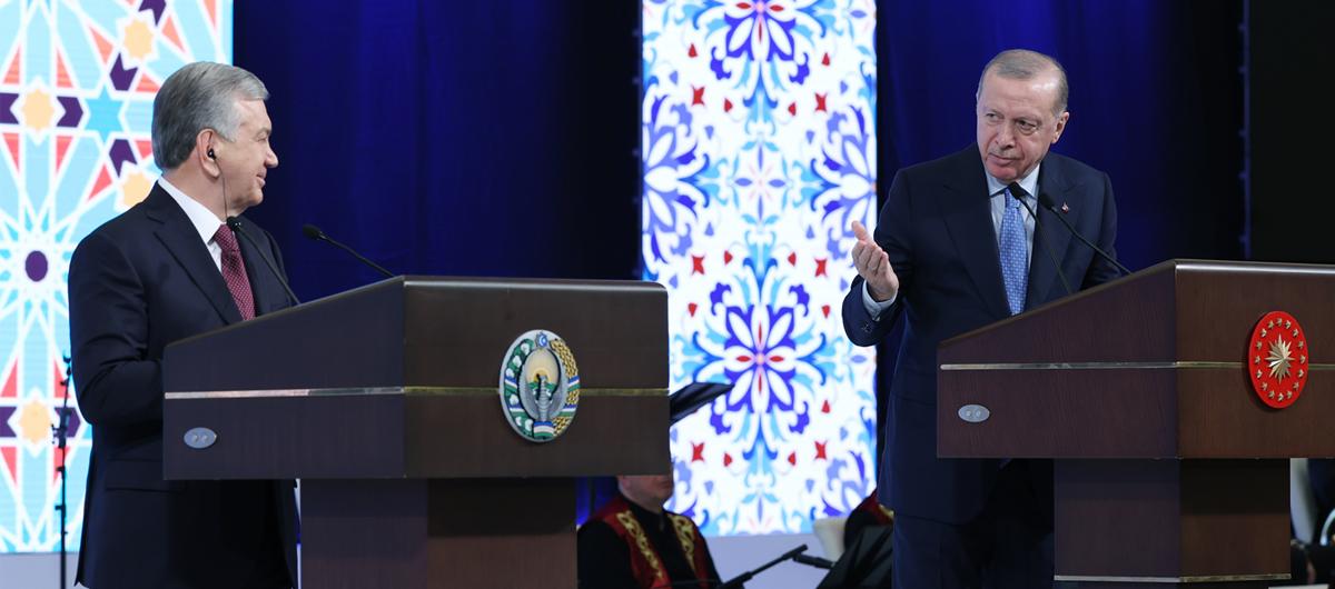 T�rk d�nyas� vurgusu! Cumhurba�kan� Erdo�an: ��inde bulundu�umuz asra m�hr�m�z� vuraca��z