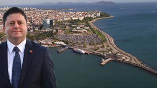 Sahile cami yap�m�na takoz