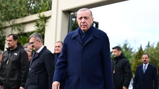 Cumhurba�kan� Erdo�an, cuma namaz�n� Hz. Ali Camisi'nde k�ld�