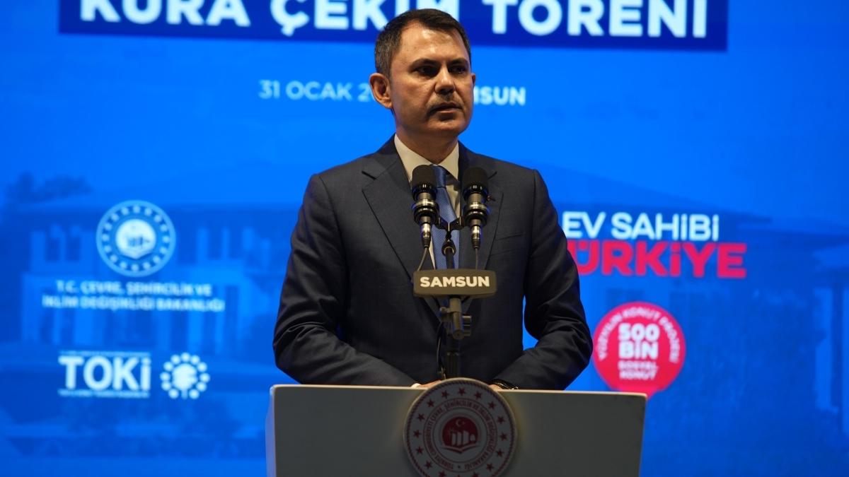 Bakan Kurum'dan �zg�r �zel'e 'asr�n ihyas�' tepkisi