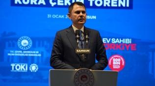 Bakan Kurum'dan �zg�r �zel'e 'asr�n ihyas�' tepkisi