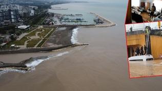 Sa�anak hayat� fel� etti: Deniz kahverengiye d�nd�