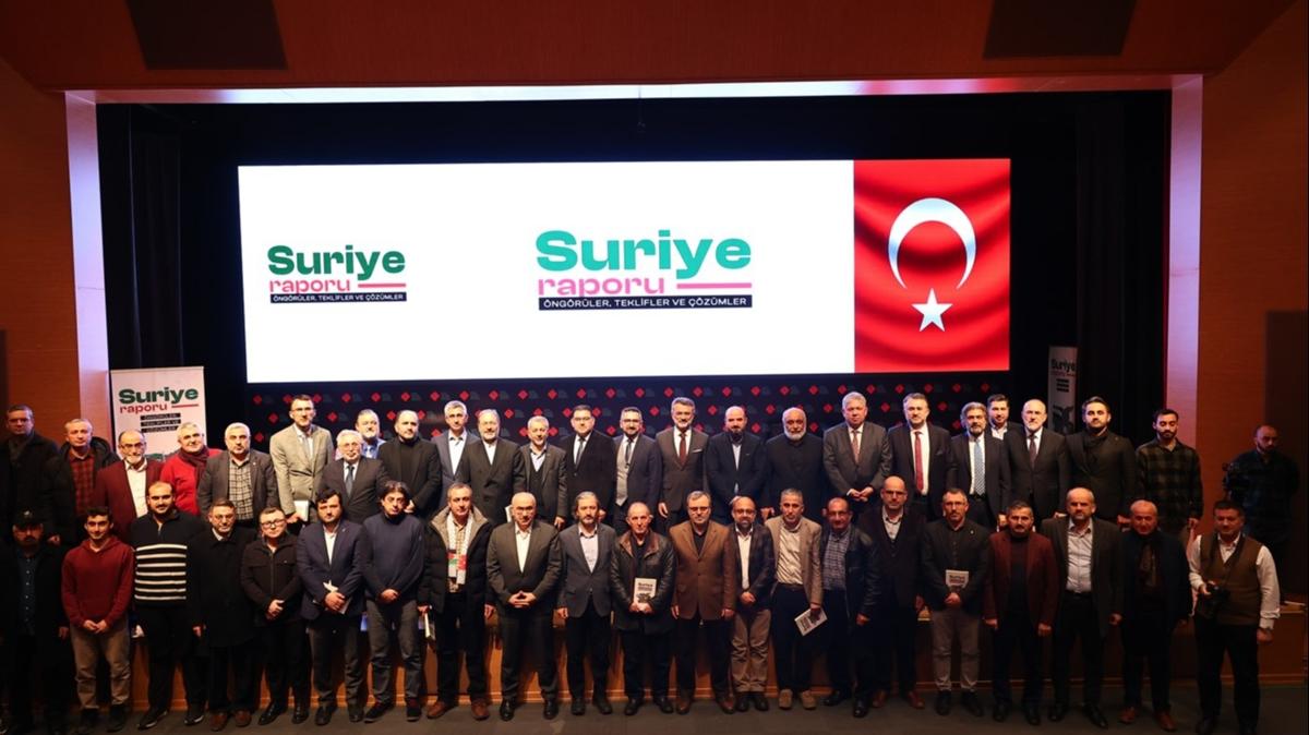 �Suriye Raporu� tan�t�ld�: Adalet, birlik ve yeniden in�a vurgusu