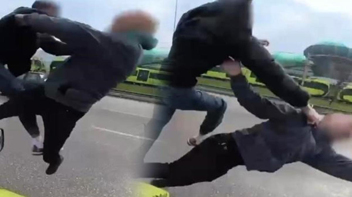 U�an tekmeli kavgan�n bedeli a��r oldu