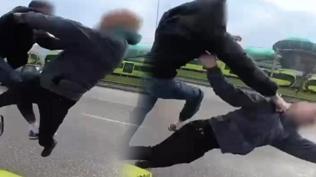 U�an tekmeli yol verme kavgas�n�n bedeli a��r oldu