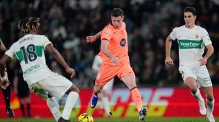 Barcelona, Elche deplasman�nda kazand�