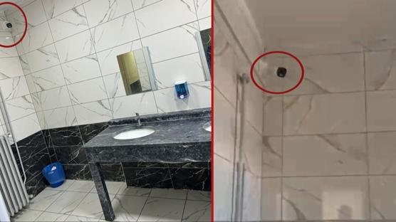 ��renci tuvaletlerinde g�venlik kameras� skandal�