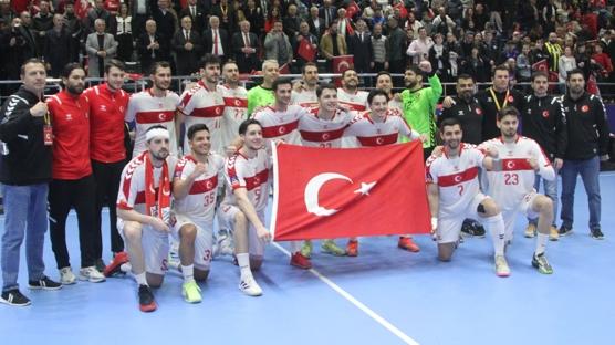 A Milli Hentbol Tak�m�'n�n Romanya'y� elemesi durumunda rakibi Norve�