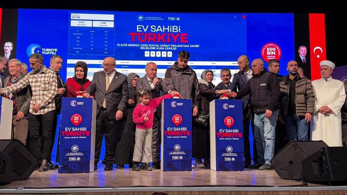 Elaz��'da kuralar �ekildi! Y�zy�l�n Konut Projesi'nde hak sahipleri belli oldu