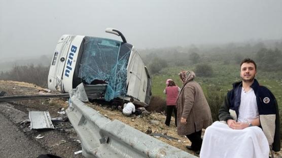 Facia anlar�n� anlatt�: ���l�klarla uyand�m, otob�s savruluyordu