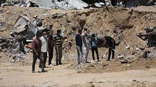 Gazze'de insanlık durdu: Enkaz altındaki naaşlar çıkarılamıyor