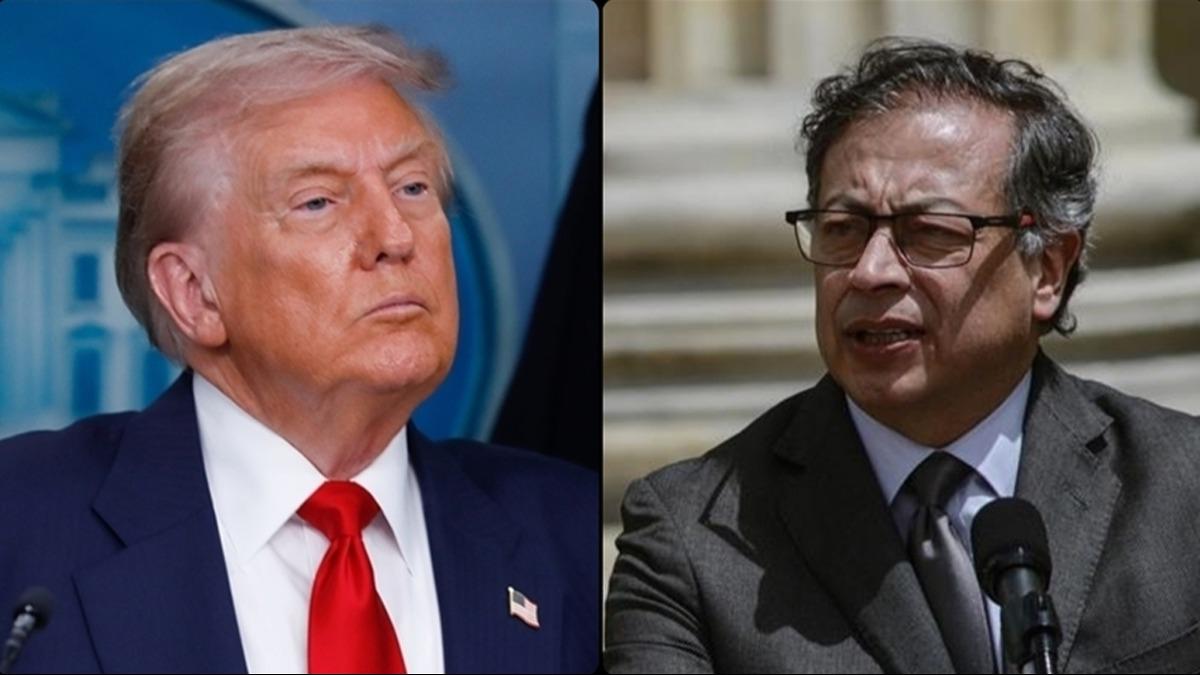 Gerilimli başlıklar masada: Trump, Kolombiya Cumhurbaşkanı Petro ile görüştü