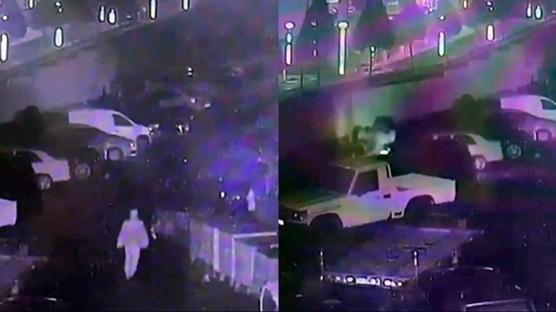 Maslak'ta kundaklama ��phesi� 5 arac� k�le �eviren su� makinesinden ak�llara ziyan savunma