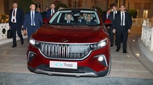 Cumhurba�kan� Erdo�an, Sisi'ye Togg hediye etti