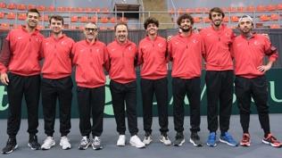 A Milli Erkek Tenis Tak�m�, Davis Kupas�'nda Slovenya ile kar��la�acak