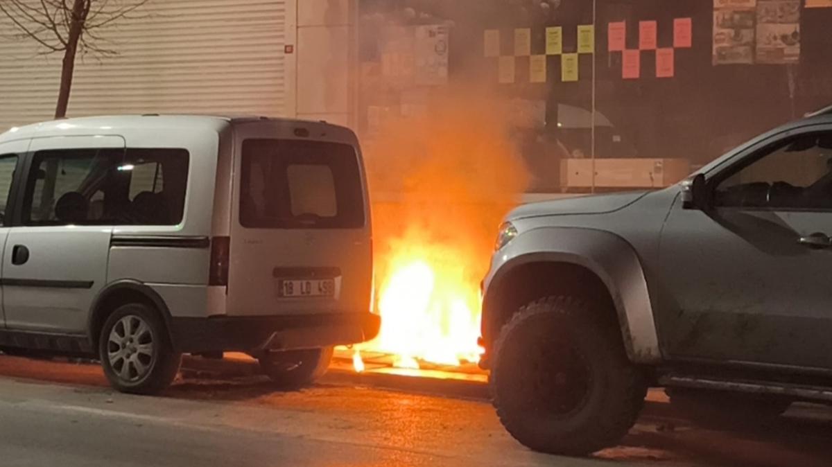 Bir anda patlad�, alevler y�kseldi! �stanbul'da korku dolu anlar