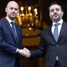 DEA�'la m�cadele ve entegrasyon g�ndemi: Suriye D��i�leri Bakan� �eybani, Frans�z mevkida�� Barrot ile g�r��t�