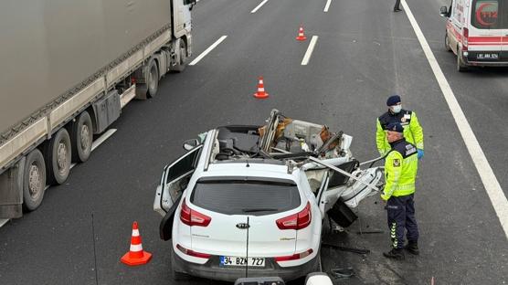 Feci �arp��ma sonras� ac� tablo: SUV'daki yolcu kurtar�lamad�