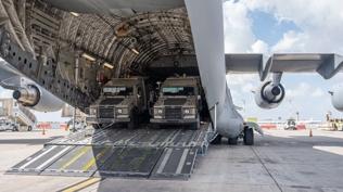 90 milyon dolarl�k ekipmanlar yola ��k�yor