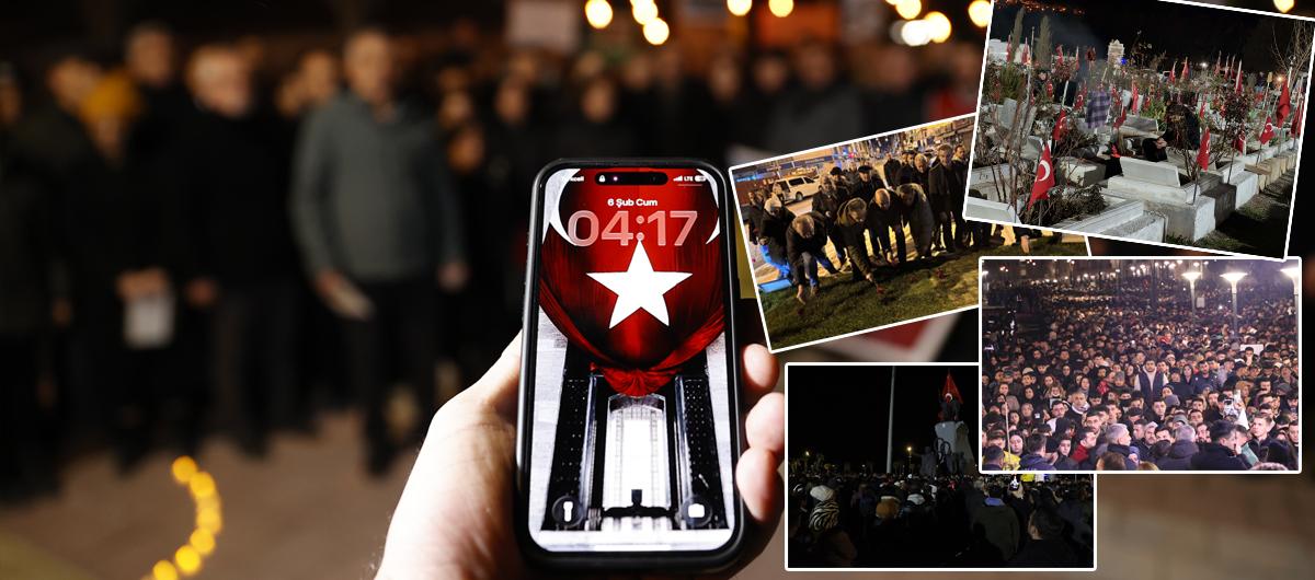 'Asr�n Felaketi'nin 3'�nc� y�l�! Deprem �ehitleri dualarla an�ld�