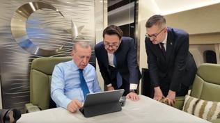 Cumhurba�kan� Erdo�an, 'Y�l�n Kareleri' oylamas�na kat�ld�