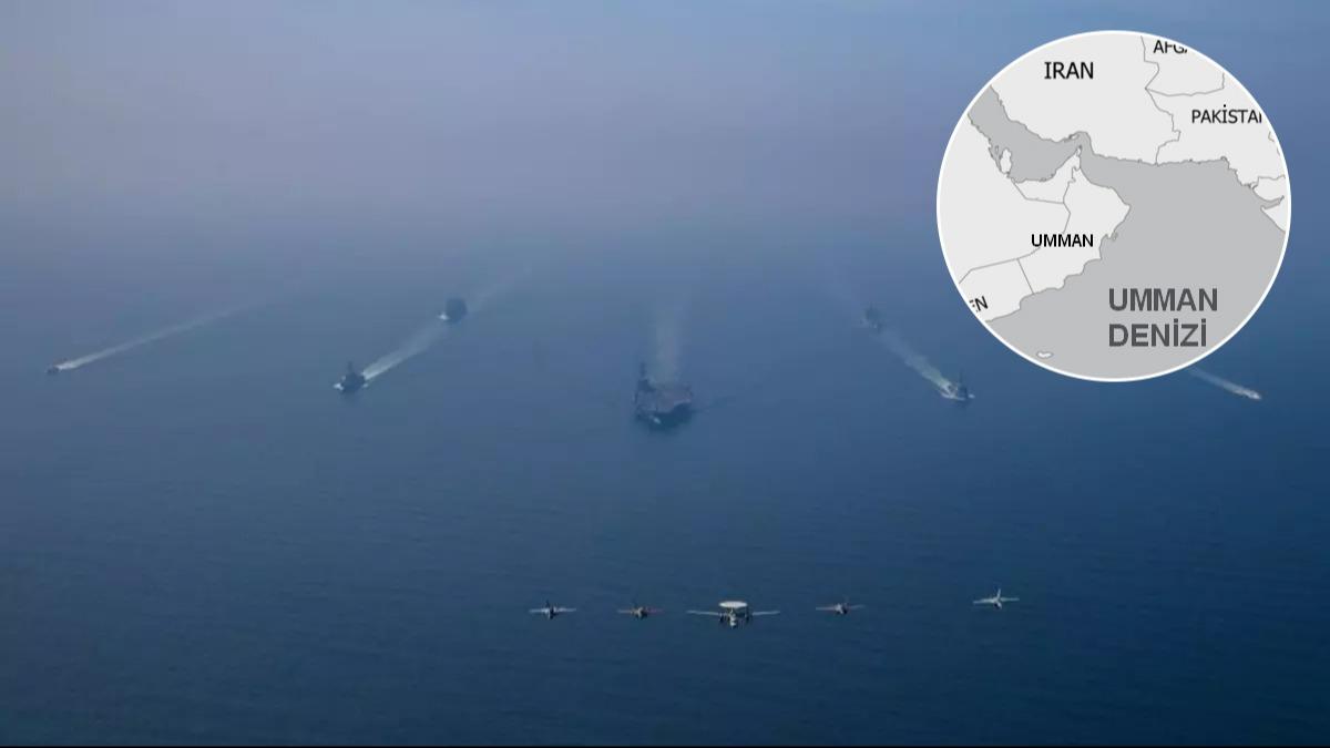 ABD'den �ran'a g�zda��! USS Abraham Lincoln Umman Denizi'nde ilerliyor