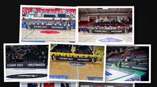 Basketbol ailesi 6 �ubat depremini and�