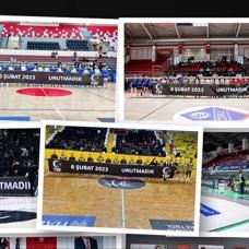 Basketbol ailesi 6 �ubat depremini and�