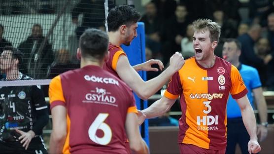 Galatasaray HDI Sigorta'dan deplasmanda kritik galibiyet