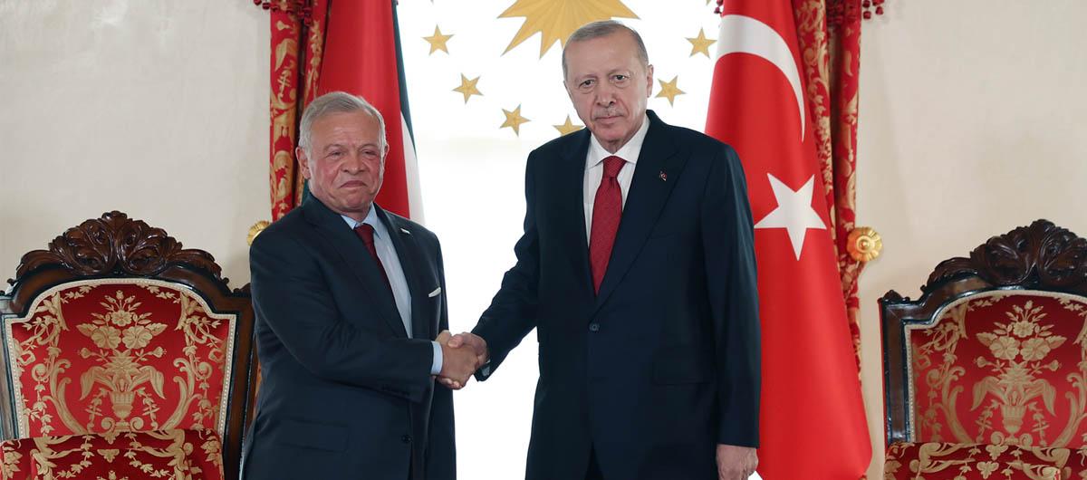 �rd�n Kral� 2.Abdullah T�rkiye'de! Cumhurba�kan� Erdo�an: �nemli kararlar ald�k