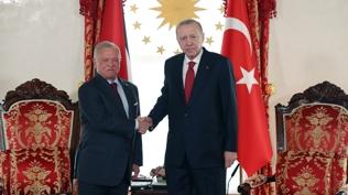 Ba�kan Erdo�an, Kral Abdullah ile g�r��t�