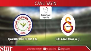 �aykur Rizespor-Galatasaray