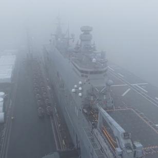 TCG Anadolu, Almanya'da...