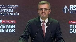 Asr�n �n�as� Paneli! �leti�im Ba�kan� Duran: Deprem �ehirleri yepyeni bir �ehreye kavu�tu