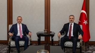 Bakan Fidan, Gazze Y�ksek Temsilcisi Mladenov'u kabul etti