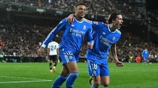 Real Madrid'den Valencia deplasman�nda net galibiyet