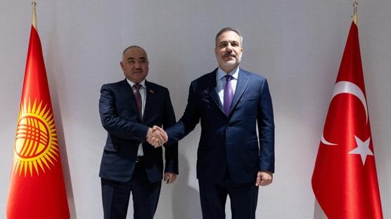 Bakan Fidan, K�rg�zistan Meclis Ba�kan� ile g�r��t�
