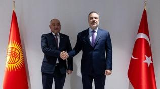 Bakan Fidan, K�rg�zistan Meclis Ba�kan� ile g�r��t�