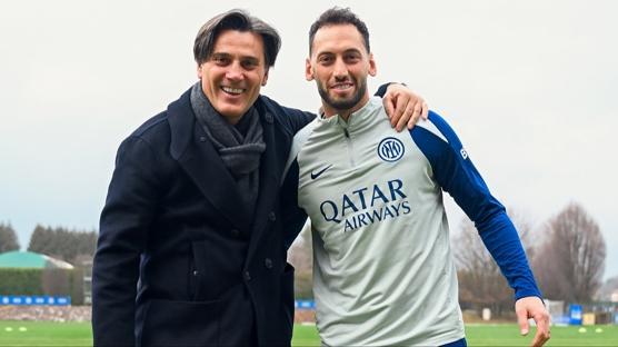 Montella'dan Hakan �alhano�lu'na ziyaret