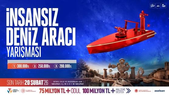 TEKNOFEST 2026'da denizlerde otonom rekabet ba�l�yor