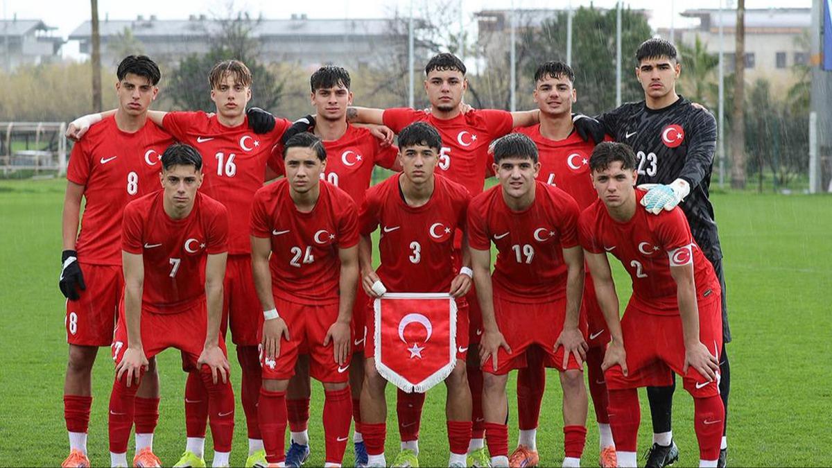 U17 Milliler, haz�rl�k ma��nda Hindistan'� tek golle ge�ti