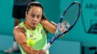 Zeynep S�nmez, Katar A��k Tenis Turnuvas�'na veda etti