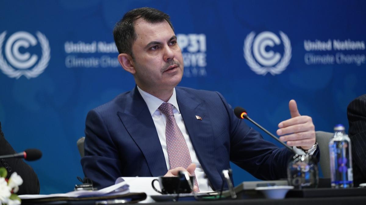 Bakan Kurum: COP31'de T�rkiye, ��z�m�n merkezinde olacak