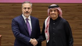 D��i�leri Bakan� Fidan, Katarl� mevkida�� Al Sani ile Ankara'da g�r��t�