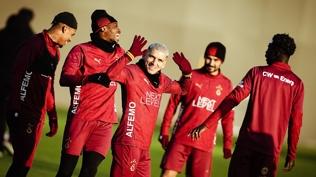 Galatasaray'da Ey�pspor mesaisi ba�lad�