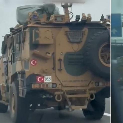 Yolda T�rk askerini g�r�nce �a�k�na d�nd�ler